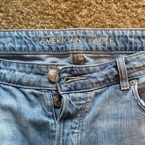 American eagle destroyed jeans long